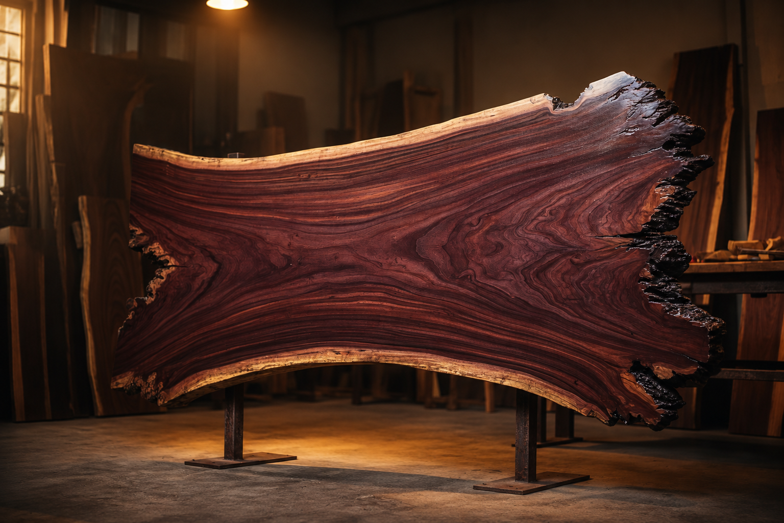 Costa Rican hardwood slab